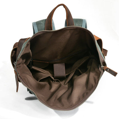 Waxed Canvas Rolltop Backpack | Jace
