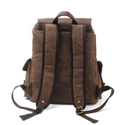 Waxed Canvas Backpack | Logan
